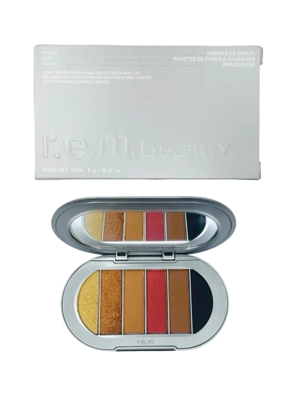 r.e.m. beauty Midnight Shadows Eyeshadow Palette - Principessa 01 - 0.28 oz / 8g